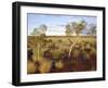 Red Centre Landscape Near Uluru, Yulara, Northern Territory, Australia-Ken Gillham-Framed Photographic Print