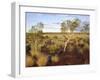 Red Centre Landscape Near Uluru, Yulara, Northern Territory, Australia-Ken Gillham-Framed Photographic Print