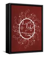 Red Chalk Imagine-Lauren Gibbons-Framed Stretched Canvas