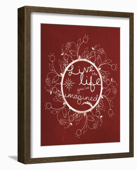 Red Chalk Imagine-Lauren Gibbons-Framed Art Print