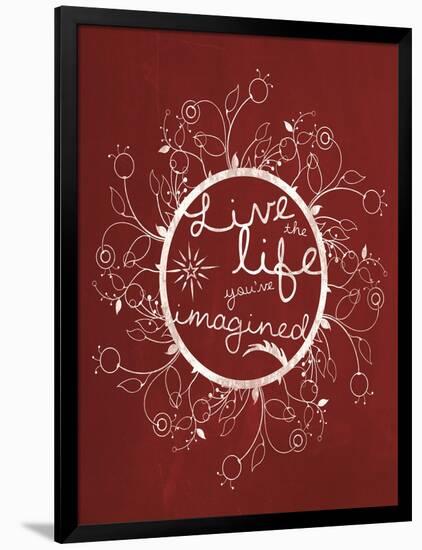 Red Chalk Imagine-Lauren Gibbons-Framed Art Print