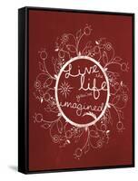 Red Chalk Imagine-Lauren Gibbons-Framed Stretched Canvas