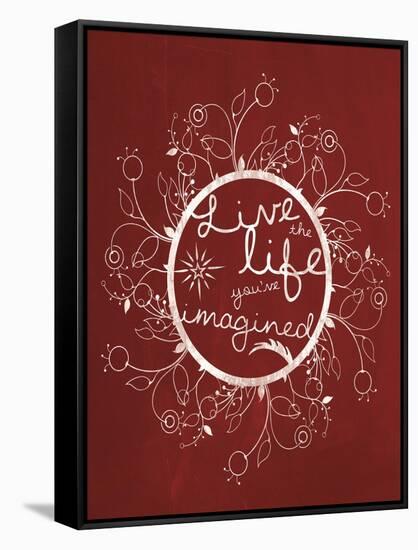 Red Chalk Imagine-Lauren Gibbons-Framed Stretched Canvas