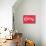 Red Cheers Sign-null-Mounted Art Print displayed on a wall