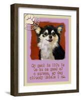 Red Chihuahua-Cathy Cute-Framed Giclee Print