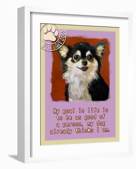 Red Chihuahua-Cathy Cute-Framed Giclee Print