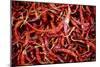 Red Chili Peppers (Ocotlan Market, Oaxaca, Mexico)-Marco Cristofori-Mounted Photographic Print