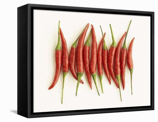 Red Chili Peppers-Marc O^ Finley-Framed Stretched Canvas