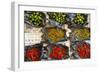 Red Chilli Peppers and Limes-Nico Tondini-Framed Photographic Print