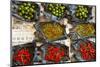 Red Chilli Peppers and Limes-Nico Tondini-Mounted Photographic Print