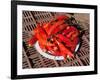 Red chillies for sale at Saturday animal market, Otavalo, Imbabura Province, Ecuador-null-Framed Photographic Print