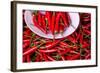 Red Chillies on Sale in Town Market, Kengtung (Kyaingtong), Shan State, Myanmar (Burma), Asia-Lee Frost-Framed Photographic Print