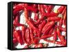 Red Chillis Drying in the Sun Punakha Valley, Bhutan, Asia-Lee Frost-Framed Stretched Canvas