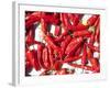 Red Chillis Drying in the Sun Punakha Valley, Bhutan, Asia-Lee Frost-Framed Photographic Print