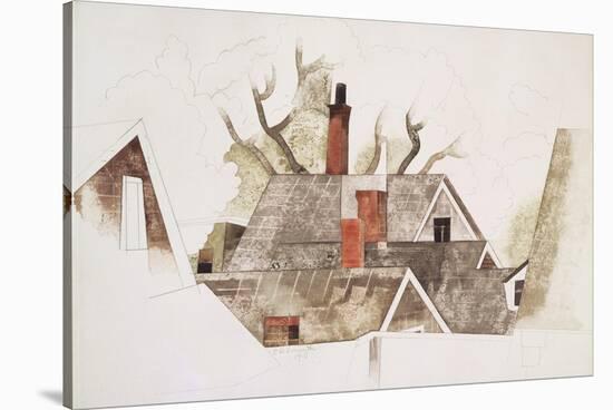 Red Chimneys-Charles Demuth-Stretched Canvas