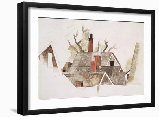 Red Chimneys-Charles Demuth-Framed Giclee Print