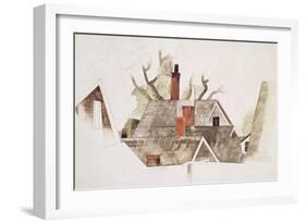 Red Chimneys-Charles Demuth-Framed Giclee Print