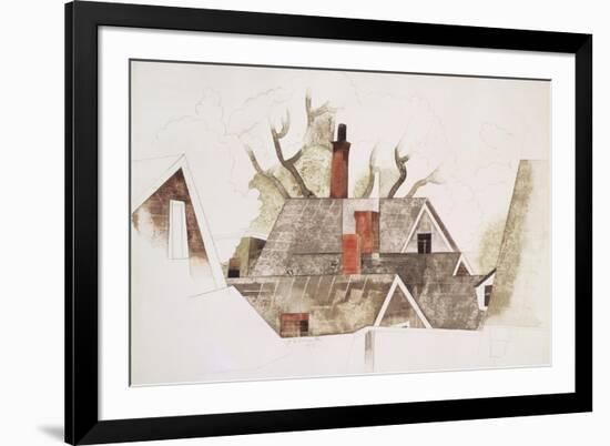 Red Chimneys-Charles Demuth-Framed Giclee Print