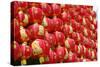 Red Chinese Lantern Wall-glowonconcept-Stretched Canvas