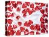 Red Chocolate Hearts for Valentine's Day-Brigitte Krauth-Stretched Canvas
