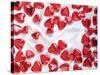 Red Chocolate Hearts for Valentine's Day-Brigitte Krauth-Stretched Canvas