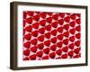 Red Chocolate Hearts for Valentine's Day-null-Framed Photographic Print