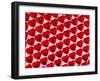 Red Chocolate Hearts for Valentine's Day-null-Framed Photographic Print