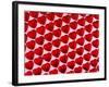 Red Chocolate Hearts for Valentine's Day-null-Framed Photographic Print