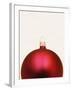 Red Christmas tree decorations-null-Framed Photographic Print