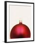 Red Christmas tree decorations-null-Framed Photographic Print