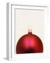 Red Christmas tree decorations-null-Framed Photographic Print