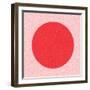 Red Circle,2017-Alex Caminker-Framed Giclee Print