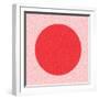 Red Circle,2017-Alex Caminker-Framed Giclee Print