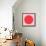 Red Circle,2017-Alex Caminker-Framed Stretched Canvas displayed on a wall