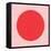 Red Circle,2017-Alex Caminker-Framed Stretched Canvas