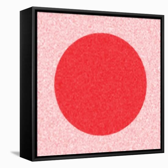 Red Circle,2017-Alex Caminker-Framed Stretched Canvas