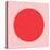 Red Circle,2017-Alex Caminker-Stretched Canvas