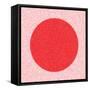 Red Circle,2017-Alex Caminker-Framed Stretched Canvas