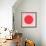 Red Circle,2017-Alex Caminker-Framed Giclee Print displayed on a wall