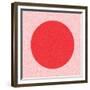 Red Circle,2017-Alex Caminker-Framed Giclee Print