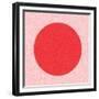 Red Circle,2017-Alex Caminker-Framed Giclee Print