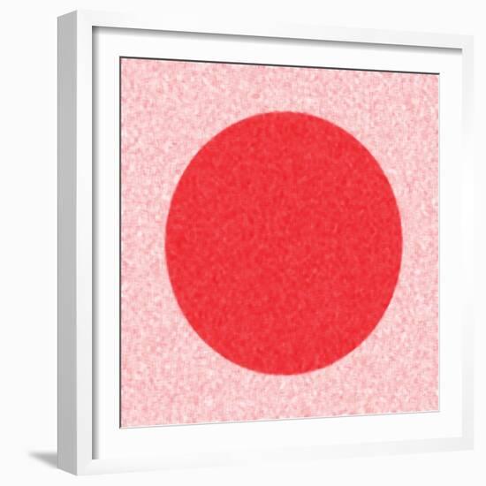 Red Circle,2017-Alex Caminker-Framed Giclee Print