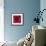 Red Circle-Alex Dunn-Framed Stretched Canvas displayed on a wall