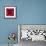 Red Circle-Alex Dunn-Framed Stretched Canvas displayed on a wall