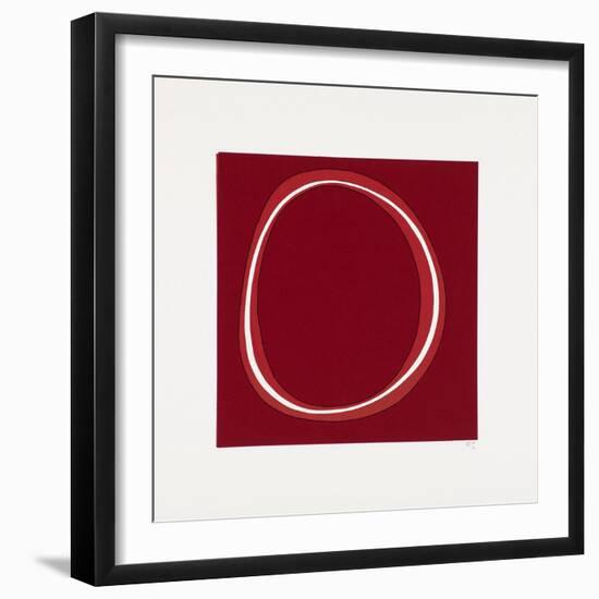 Red Circle-Alex Dunn-Framed Giclee Print