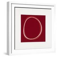 Red Circle-Alex Dunn-Framed Giclee Print