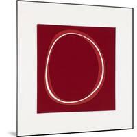 Red Circle-Alex Dunn-Mounted Giclee Print