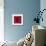 Red Circle-Alex Dunn-Mounted Giclee Print displayed on a wall