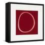 Red Circle-Alex Dunn-Framed Stretched Canvas