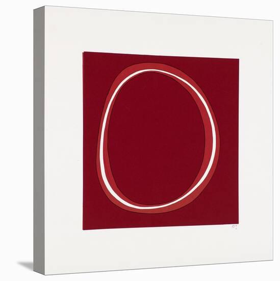 Red Circle-Alex Dunn-Stretched Canvas